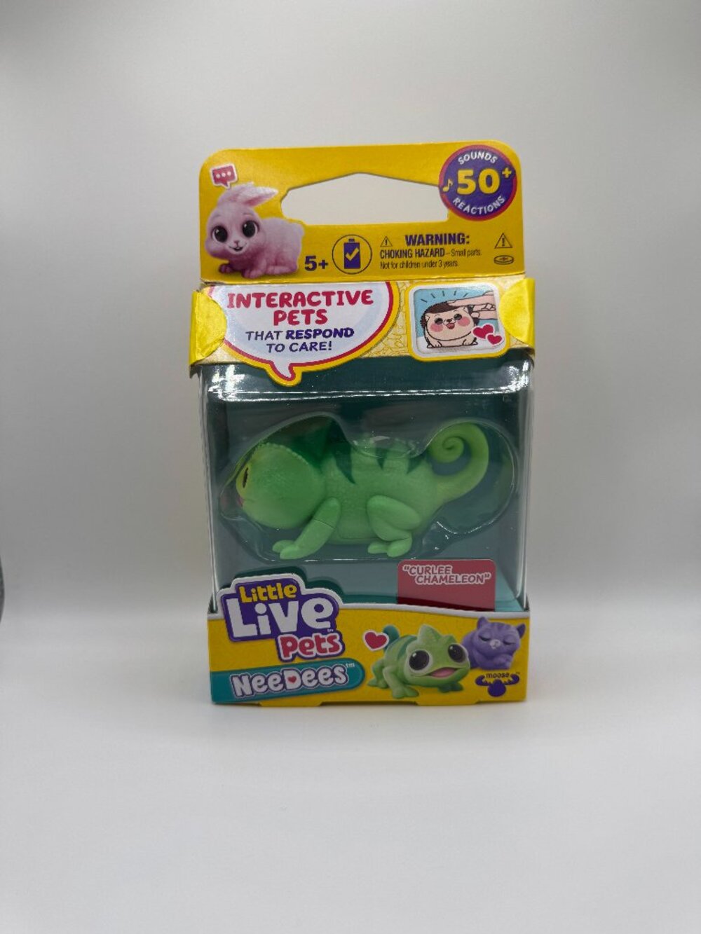 Little Live Pets NeeDees Curlee Chameleon Interactive Pet
